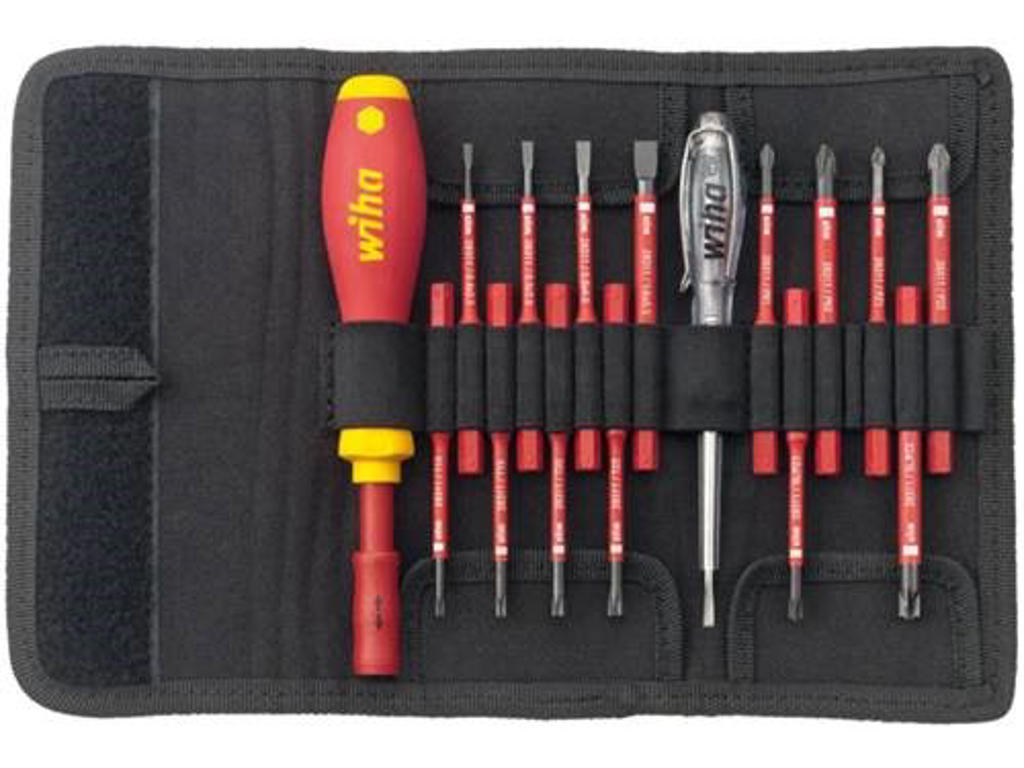 Wiha Skruetrækker- og bitsæt SF electric slimVario electric | 17 dele
