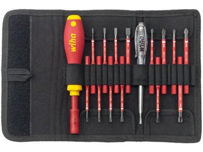Wiha Skruetrækker- og bitsæt SF electric slimVario electric | 17 dele