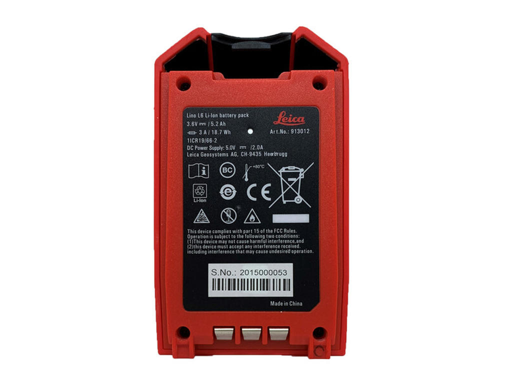 Leica Batteri til L6R + L6G Lino Streg- og krydslaser