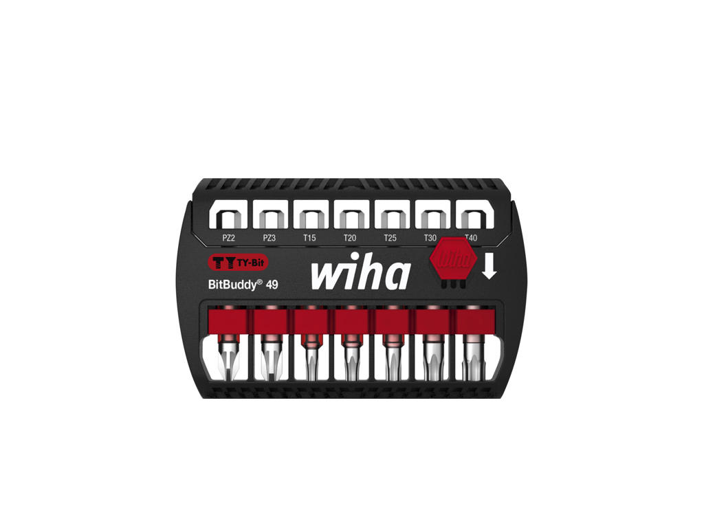 Wiha Bitsæt TY Slagbit Torx/Pozidriv 49mm | 8 dele