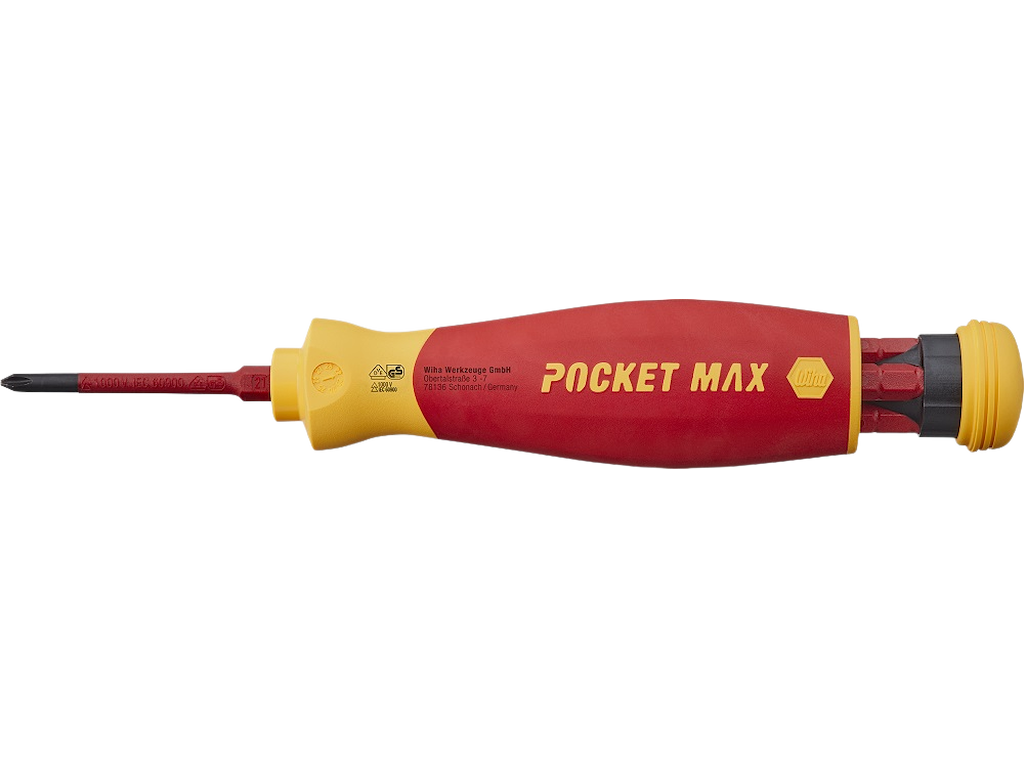 Wiha PocketMax skruetrækker Electric m. 4 bits