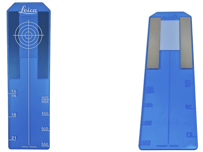 Leica målplade STOR til grøn rørlaser