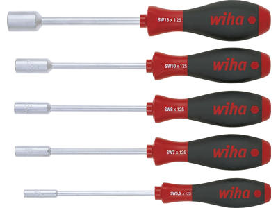 Wiha Skruetrækkersæt SoftFinish sekskant-topnøgle/ 5 dele