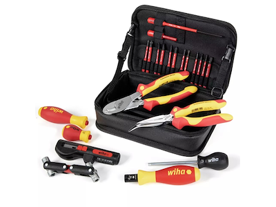 Wiha værktøjssæt til ladebokse | 23 dele til el-køretøjer