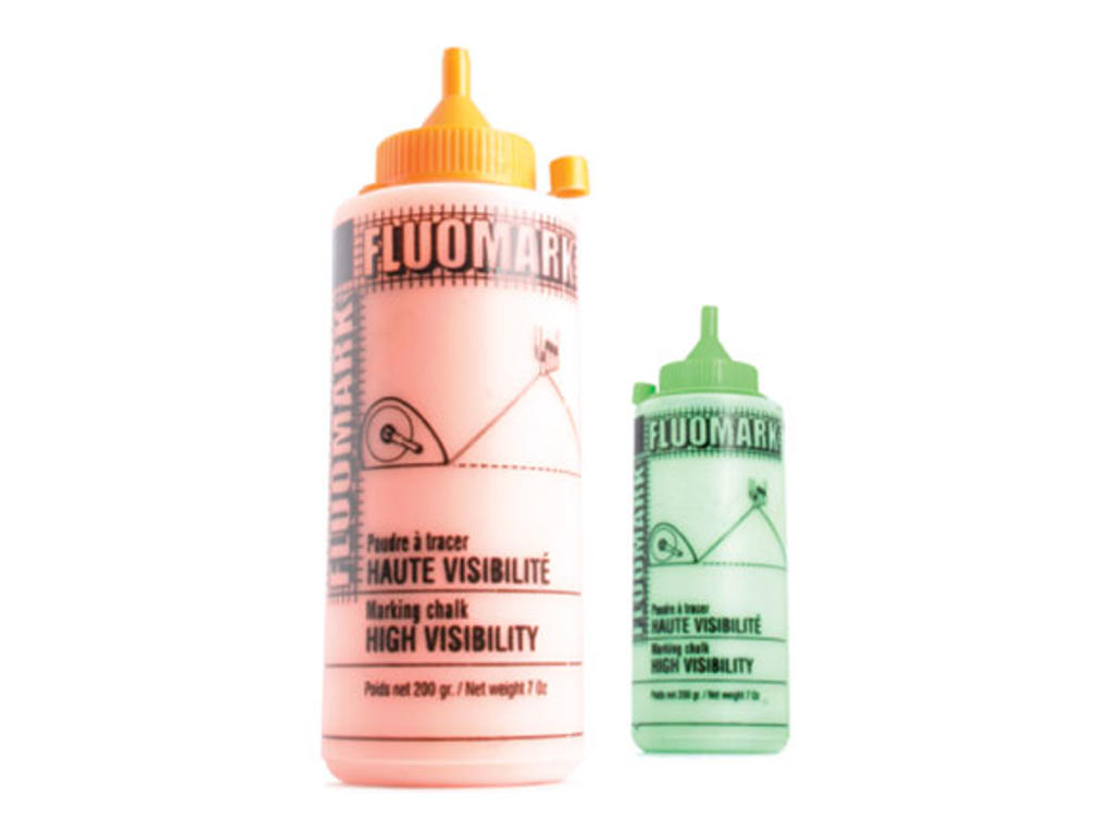 Fluorescerende kridtpulver