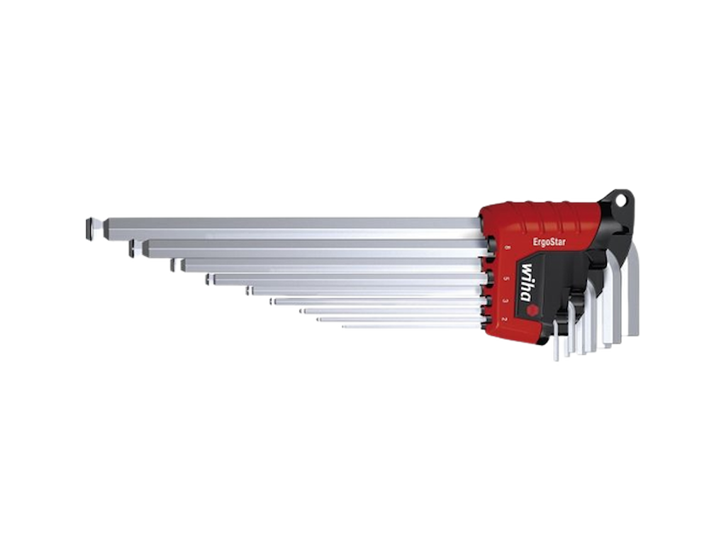Wiha Stiftnøglesæt i ErgoStar holder m. kuglehoved
