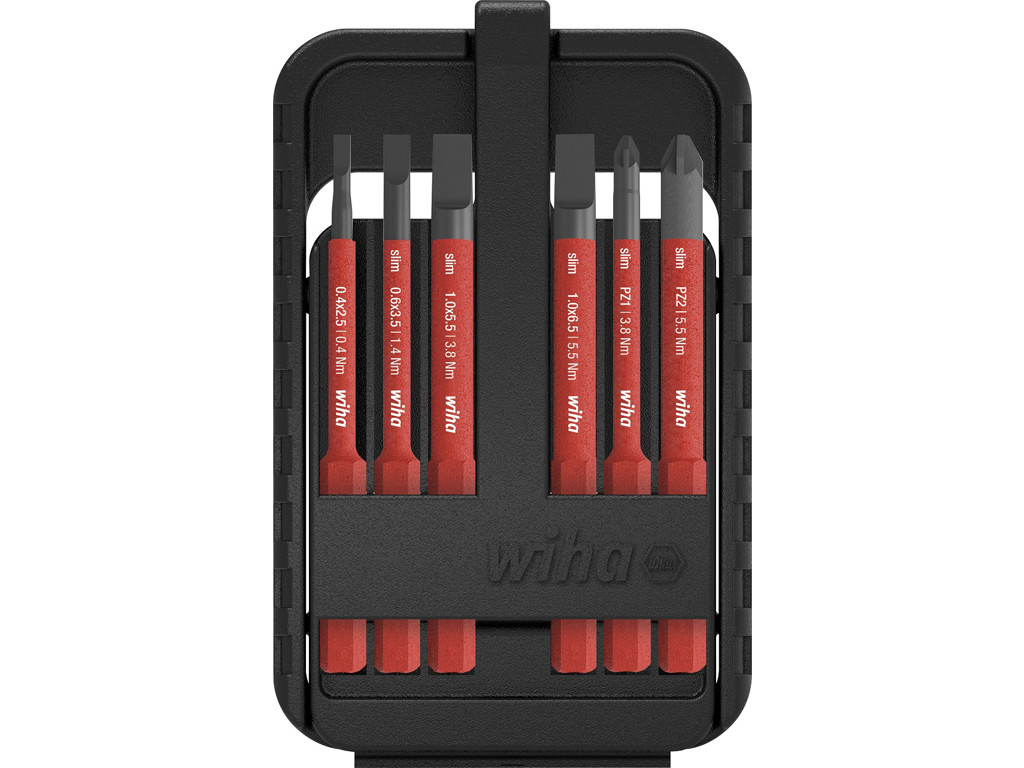 Wiha Bitsæt slimBit electric 75mm /6dele