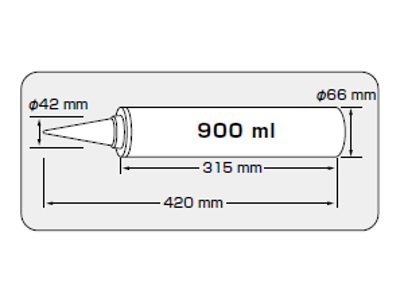 Tajima CNV J900 900 ml. Fugepistol