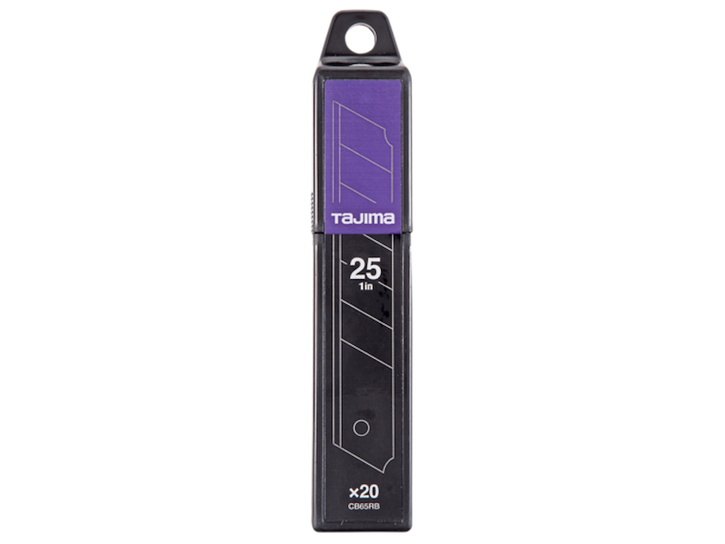 Tajima Premium 25 mm sortcoated knivblade