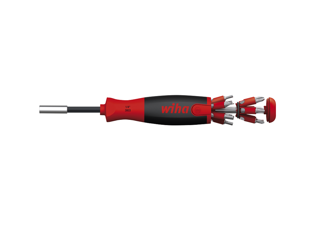 Wiha LiftUp 25 Magnetisk skruetrækker m/bitmagasin