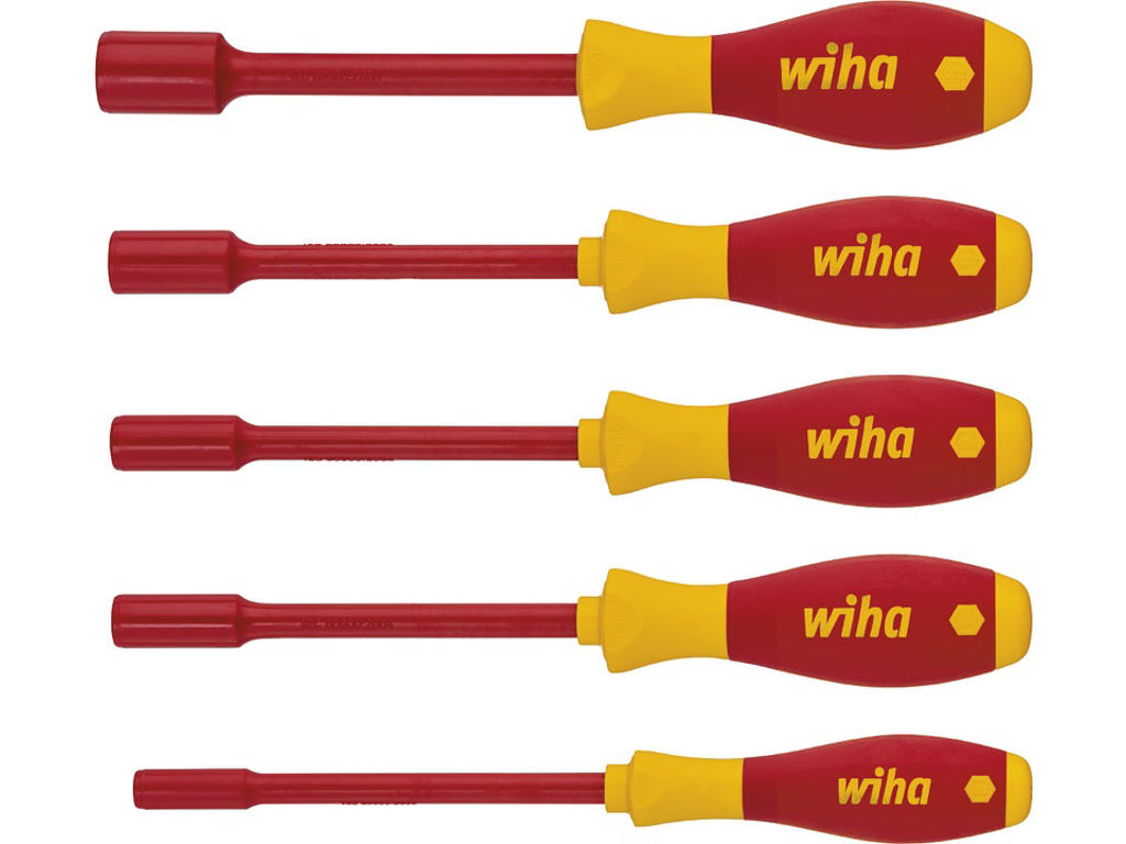 Wiha Skruetrækkersæt SoftFinish electric sekskant-topnøgle /5 dele