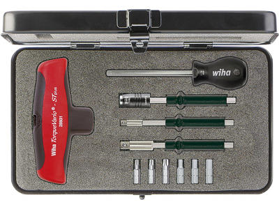Wiha Momentskruetrækker m.tværgrebsæt TorqueVario-ST | 5-14Nm, 11 dele
