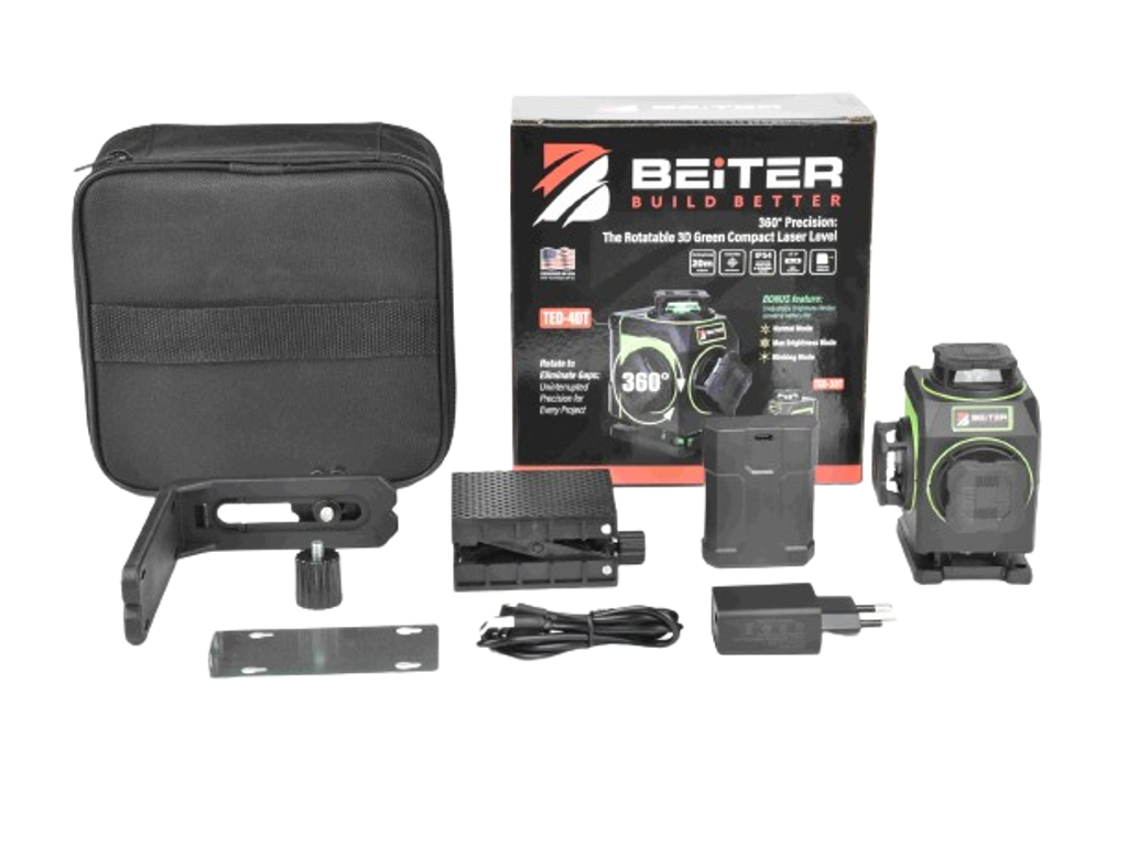 Beiter TED-4DT Grøn 4x360° Krydslaser