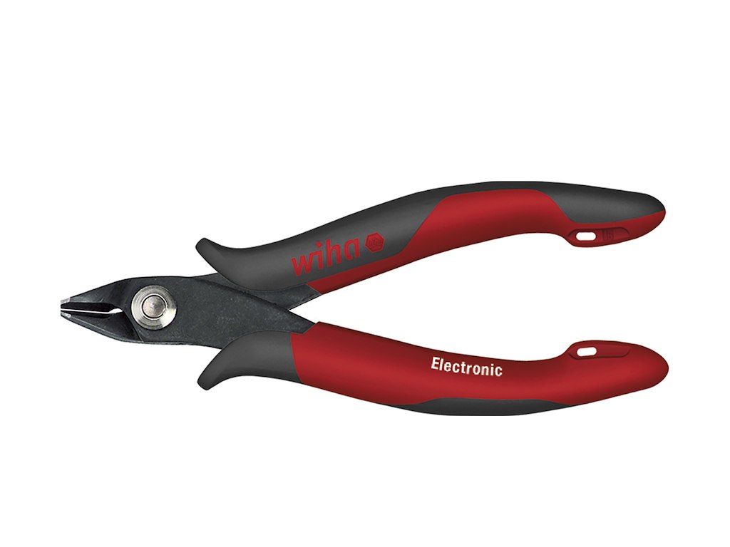 Wiha Sidebidetang Electronic, spids/skrå