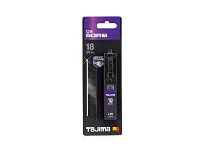 Tajima Premium 18 mm sort coated knivblad