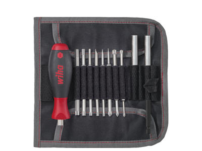 Wiha Bitsæt til monteringsopgaver | 20 dele i rulleetui