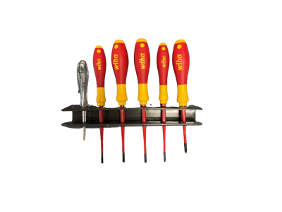 Wiha Skruetrækkersæt SlimFix + Polsøger 1000V | 6 dele