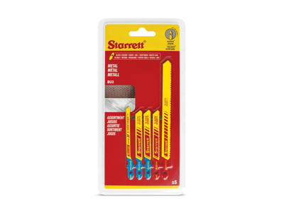 681803 Starrett Stiksavsklinger BU3, til metal | ass. 5 stk.pk