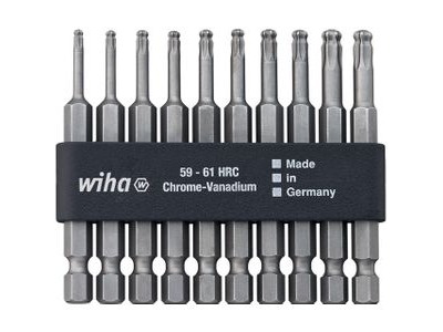 Wiha Bitsæt Profesional Torx m. kuglehoved